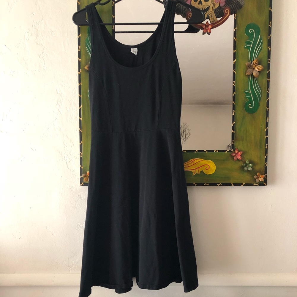 DONATED Old Navy Black Cotton Dress
